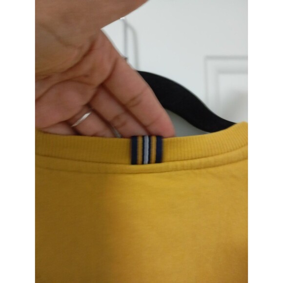 Denim & Flower Sweater Men And Women's Size S mustard color - Picture 5 of 12